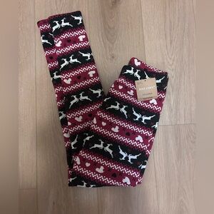 Just Cozy Women’s fleece lined print leggings Size Extra Small/Small